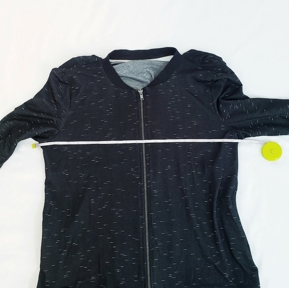 NWT BCBGeneration Drape Back Track Jacket Sweatshirt Athleisure - Picture 7 of 10